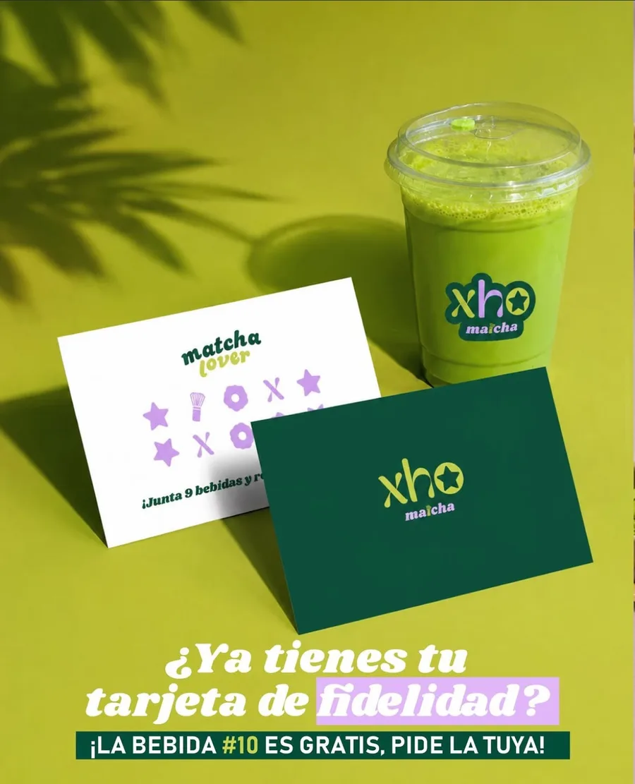 Tarjeta de fidelidad Xho Matcha