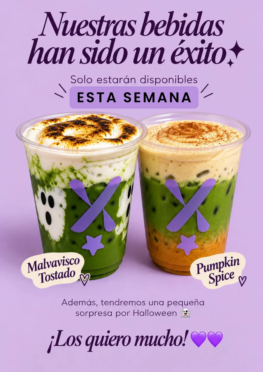 Bebidas de temporada: Malvavisco tostado y Pumpkin Spice