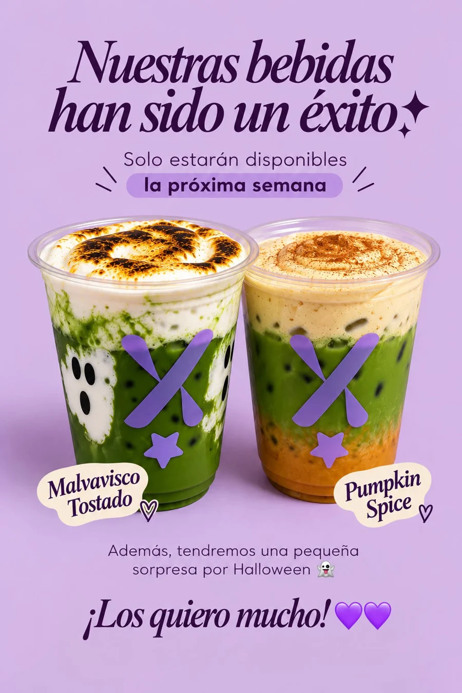 Bebidas de temporada: Malvavisco tostado y Pumpkin Spice